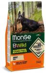 Monge Dog BWild GRAIN FREE Mini беззерновой корм из мяса утки с картофелем для взрослых собак мелких пород 2,5 кг