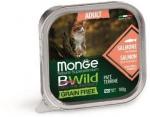 Monge Cat BWild GRAIN FREE беззерновые консервы из лосося с овощами для взрослых кошек 100г