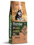 Monge Dog BWild GRAIN FREE беззерновой корм из лосося для взрослых собак всех пород 12 кг