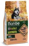 Monge Dog BWild GRAIN FREE беззерновой корм из лосося для взрослых собак всех пород 2,5 кг