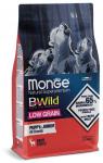 Monge Dog BWild LOW GRAIN Puppy & junior низкозерновой корм из мяса оленя для щенков всех пород 2,5 кг