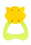 Прорезыватель KNOPA 80055 Кошечка, желто-зеленая