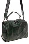 Сумка - рюкзак женская из искусственной кожи, цвет зеленый