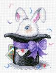 "Волшебный кролик" Рисунок на канве 30х21см