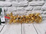 Украшение новогоднее Бусы с колокольчиками, цвет: золотой 2,7 м, арт.WMI041810