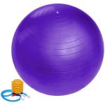 Мяч для фитнеса Sportage 75 см  900гр с насосом, фиолетовый
