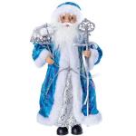 н.г.Дед Мороз под ёлку с подарками 36см, голубая шуба