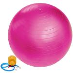 Мяч гимнастический Sportage 65 см  800гр с насосом, микс цветов