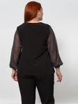 Блуза 0059-26 черный люрекс