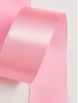 Лента атласная однотонная розовый 40 мм