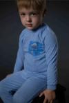 *Пижама детская BP 50-053П голубой меланж