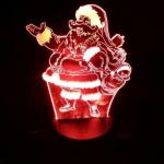 3D Светильник Санта Клаус