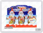 Маленькие шоколадные Дед Морозы Kinder 3 шт