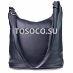 1081-3 blue сумка натуральная замша+экокожа 27х31х1