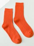 Носки "Базовые со спортивной резинкой" Оранжевые