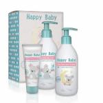 Подарочный набор Happy Baby с первых дней жизни (Шампунь+гель-пена+крем)