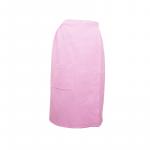 Набор для сауны вафельный женский 3 предмета цвет розовый