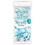 *СПЕЦЦЕНА ЖЕН Одноразовые   станки для бритья Gillette Simply Venus 2 4 шт
