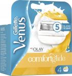 ЖЕН Сменные кассеты для станка   Gillette VENUS&OLAY ComfortGlide 4 шт