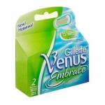 ЖЕН Сменные кассеты для станка   Gillette Venus Embrace 2 шт