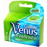 ЖЕН Сменные кассеты для станка   Gillette Venus Embrace 4 шт