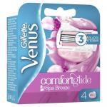 ЖЕН Сменные кассеты для станка   Gillette Venus ComfortGlide SPA Breeze 4 шт