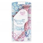 ЖЕН Одноразовые   станки для бритья Gillette Simply Venus 3 8 шт