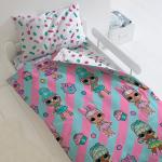 КПБ 1.5 поплин "LOL Surprise!" Neon (70х70) рис. 16378-1/16379-1 Sweet dolls