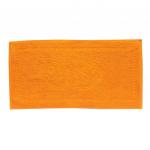 Махровое гладкокрашенное полотенце "Ручки" 34*60 см 400 г/м2 (Апельсиновый)