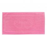 Махровое гладкокрашенное полотенце "Ручки" 34*60 см 400 г/м2 (Ярко-розовый)