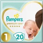 PAMPERS Подгузники Premium для новорожденных (2-5 кг) 20 шт