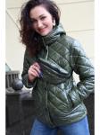 Куртка 182-1 зеленый, Juliet Style