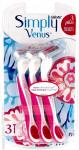 ЖЕН Одноразовые   станки для бритья Gillette Simply Venus 3 Plus 3 шт