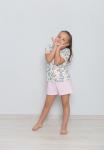 Пижама для девочек с шортиками "Единороги"