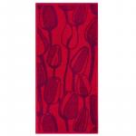 Полотенце махровое Море тюльпанов ПЛ-1302-03576 цвет бордовый