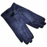 Перчатки женские, трикотажные -47 (темно-синий)