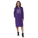 Платье из футера Еpoch of knitwear фиолетовое ФП1357П1