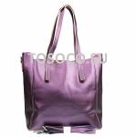 1062 purple сумка натуральная кожа 30х32х13