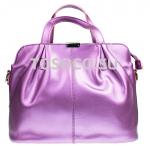 840 purple сумка натуральная кожа 25х34х13