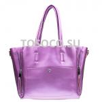 820 purple сумка натуральная кожа 30х32х13
