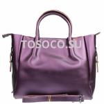 0894-1 purple сумка натуральная кожа 29х31х12
