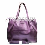 P0906 purple сумка натуральная кожа 29х31х12