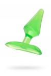 Анальная втулка TOYFA, ABS пластик, зеленая, 6,5 см, D 2,5 см