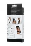 Перчатки Glossy из материала Wetlook выше локтя, черный, L