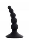 Анальная втулка POPO Pleasure by TOYFA Bootes, силикон, черная, 10 см, D 2,5 см
