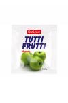 Съедобная гель-смазка TUTTI-FRUTTI для орального секса со вкусом яблока,4 гр по 20шт в упаковке