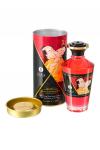 Масло для массажа Shunga Sparkling Strawberry Wine, разогревающее, с ароматом клубники и шампанского