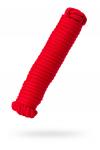 Веревка для бондажа Штучки-дрючки, текстиль, красная, 1000 см.