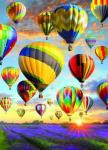 Парад воздушных шаров в небе