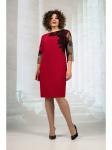 Нарядное платье 1157 красный/черный, Avanti Erika